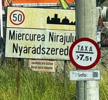 Úthasználati díjat vezettek be a városon áthaladó nehézgépjármű-forgalomra egy erdélyi településen - illusztráció