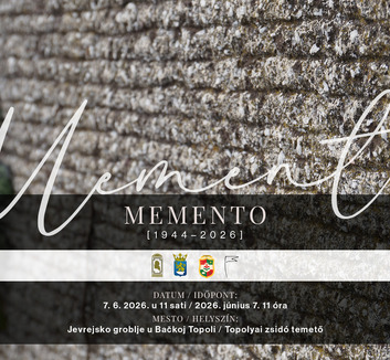 Memento 1944–2026: Vasárnap a topolyai zsidók deportálására emlékeznek - illusztráció