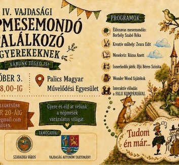 Negyedik alkalommal rendezik meg a Vajdasági Népmesemondó Találkozót Gyerekeknek - illusztráció