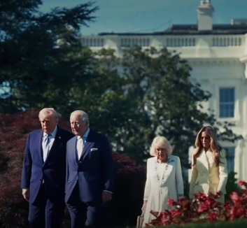 A 2001. szeptember 11-i terrortámadások New York-i emlékhelyénél rótta le kegyeletét III. Károly brit király - illusztráció