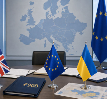 Nagy-Britannia csatlakozna a Ukrajnának összeállított 90 milliárd eurós EU-hitelcsomaghoz - illusztráció