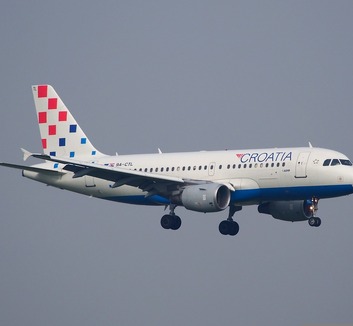 Mintegy 900 járatot töröl a következő negyedévben a Croatia Airlines horvát légitársaság - illusztráció