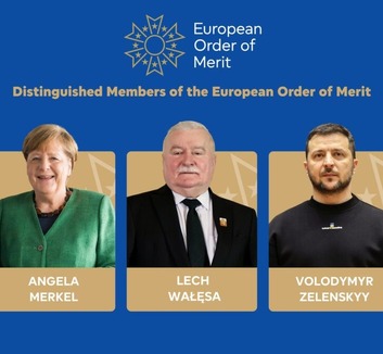 Átadták az Európai Érdemrend első kitüntetéseit az Európai Parlamentben - illusztráció