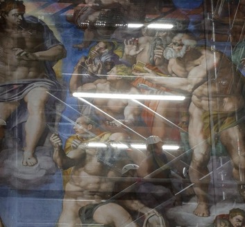 A látogatók "párolgása" miatt szorul tisztításra a Sixtus-kápolna freskója - illusztráció