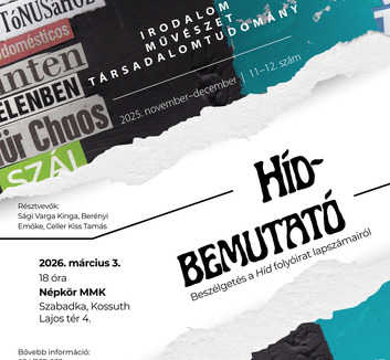 Híd-bemutató a szabadkai Népkörben - illusztráció