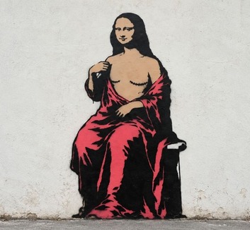 Street art alkotás hívja fel a figyelmet a mellrák túlélőire Milánóban - illusztráció