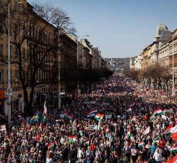 Magyarország-szerte rendkívüli esemény nélkül zajlottak a március 15-i ünnepségek - illusztráció