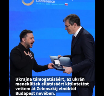 Volodimir Zelenszkij kitüntette Karácsony Gergelyt Ukrajna támogatásáért - illusztráció