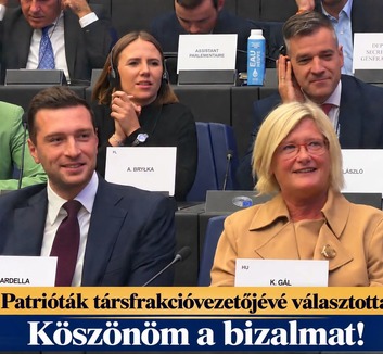 Gál Kingát választották a Patrióták Európáért képviselőcsoport társfrakcióvezetőjévé - illusztráció