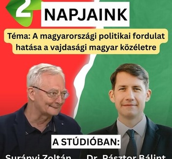 RTV: Politikai vitaműsor estére a Napjainkban - illusztráció