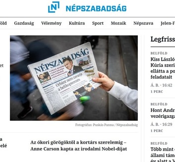 Újraindult a Népszabadság - illusztráció