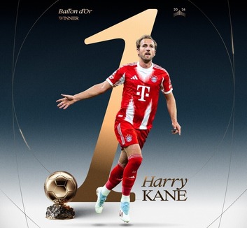 Harry Kane 2026 aranylabdása - illusztráció