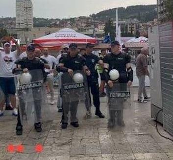 Incidensek történtek Užicében az SNS nagygyűlése előtt - illusztráció