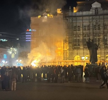 Szerbia-szerte ünnepelnek az Egyetemista Lista támogatói - illusztráció