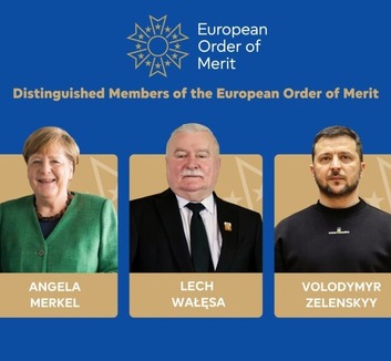 U Evropskom parlamentu uručena prva odlikovanja Evropskog ordena za zasluge - illusztráció