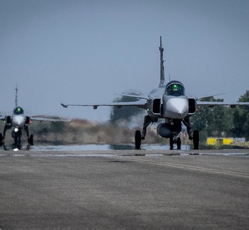 Srušio se borbeni avion Gripen kod Solnoka - illusztráció