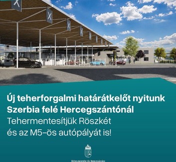 Rekonstrukcija graničnog prelaza Hercegsanto–Bački Breg - illusztráció