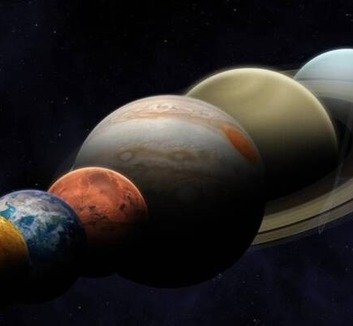 Ritka bolygóegyüttállás: Vénusz, Merkúr, Szaturnusz és a holdsarló egy sorban - illusztráció