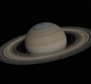 A Szaturnusz ismét meglepte a tudósokat – a Hubble óriási tízszöget fedezett fel a déli póluson - illusztráció