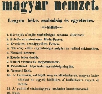 Március 15. - illusztráció