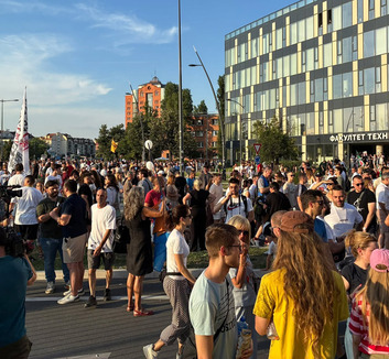MUP: Mintegy 7800-an vettek részt az újvidéki hallgatói tüntetésen - illusztráció